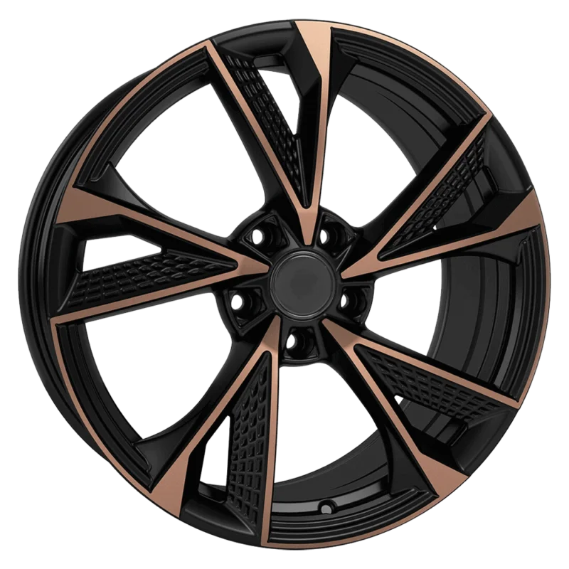 MAM Felgen RS6 18, 8, 5, 114.3, 45, 72.6, MATT BLACK FRONT COPPER, Calitate înaltă