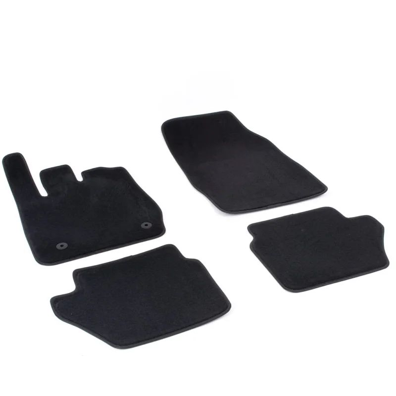 Covorase auto mocheta (negru) Ford Fiesta VI, an fabricatie 10.2008 - 06.2017, caroserie hatchback sistem de prindere oval | M160708 Reduceri