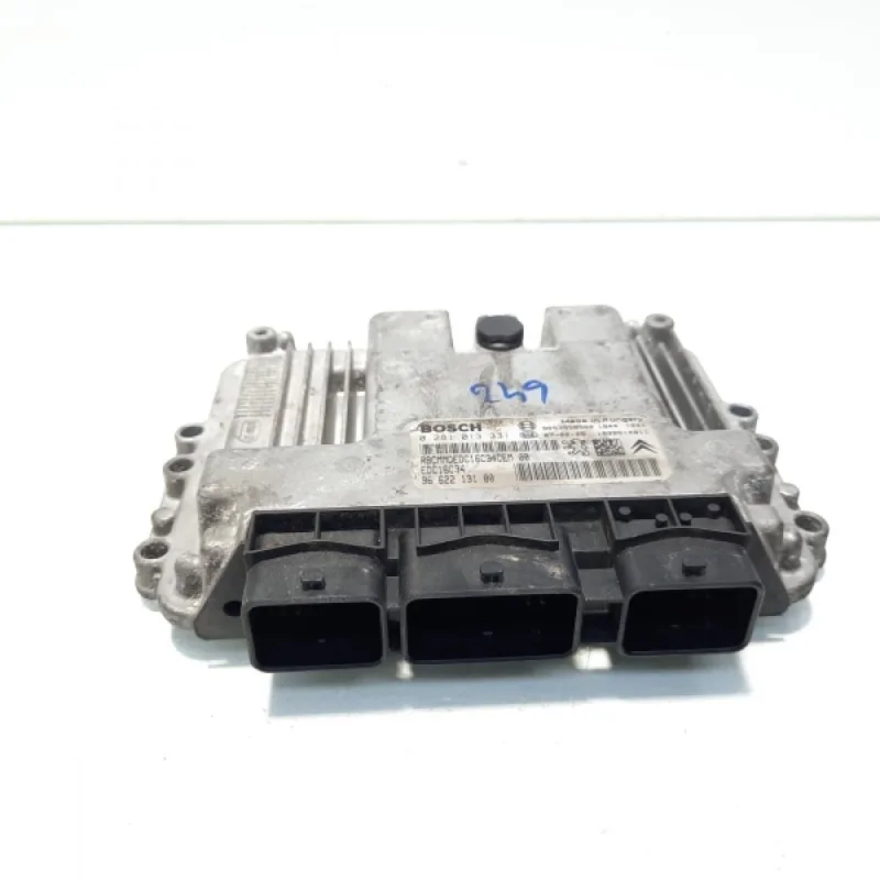 Calculator motor ECU Bosch, cod 9653958980, 9662213180, Citroen C5 (II) Break, 1.6 HDI, 9HZ (idi:560453) Vezi acum