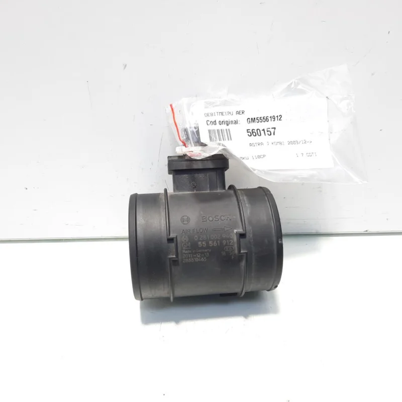 Chilipir Debitmetru aer, cod GM55561912, Opel Astra J GTC, 1.7 CDTI, A17DTJ (idi:560157)