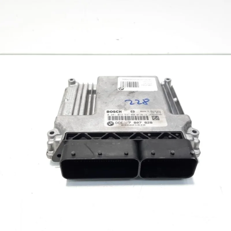 Calculator motor ECU, cod 7807828, 0281013537, Bmw 5 Touring (E61), 2.0 diesel, N47D20A (idi:560435) Reducere specială