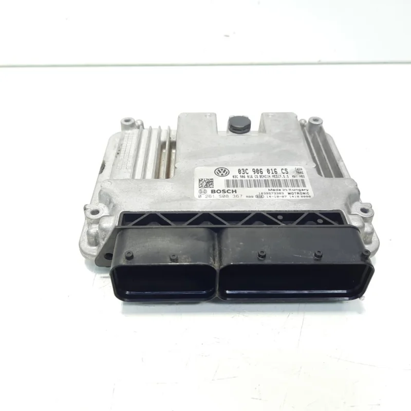 Calculator motor ECU, cod 03C906016CS, 0261S08367, Seat Ibiza 5 (6J5), 1.4 TSI, CAXA (idi:557619) Nu rata