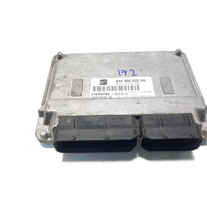 Calculator motor ECU, cod 03E906033AA, VW Polo (9N), 1.2 benz, BME (idi:560728) Livrare expres