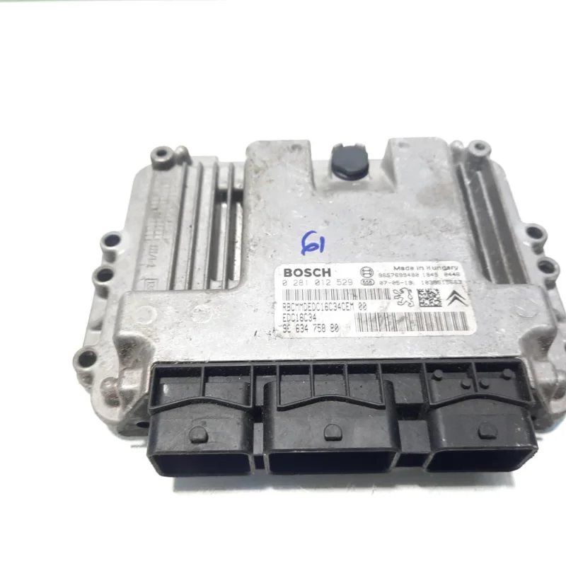 Cel mai bun preț Calculator motor ECU Bosch, cod 9663475880, 0281012529, Citroen C3 (I), 1.4 HDI, 8HZ (idi:560737)
