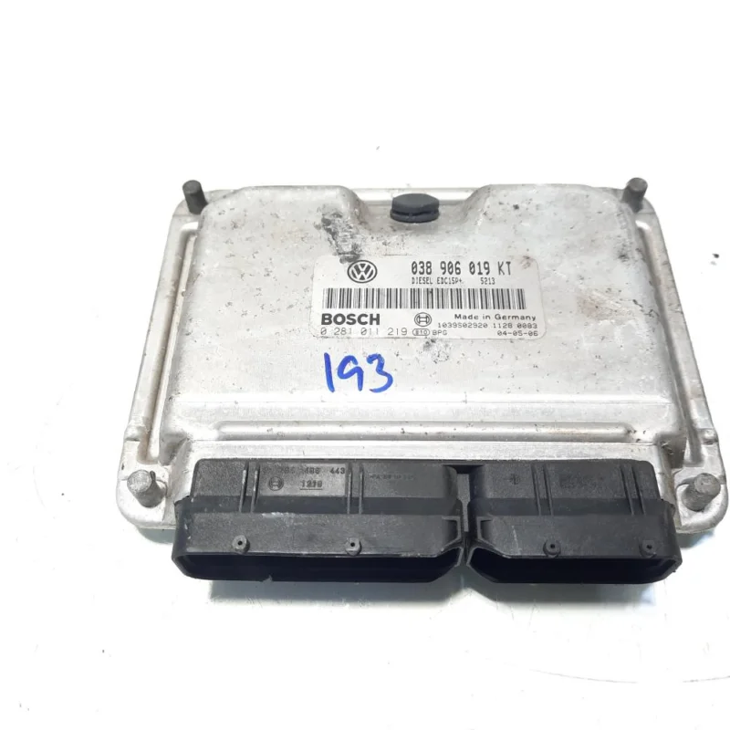 Calculator motor ECU, cod 038906019KT, 0281011219, Seat Ibiza 4 (6L1), 1.9 TDI, ATD (idi:560727) Cel mai bun preț