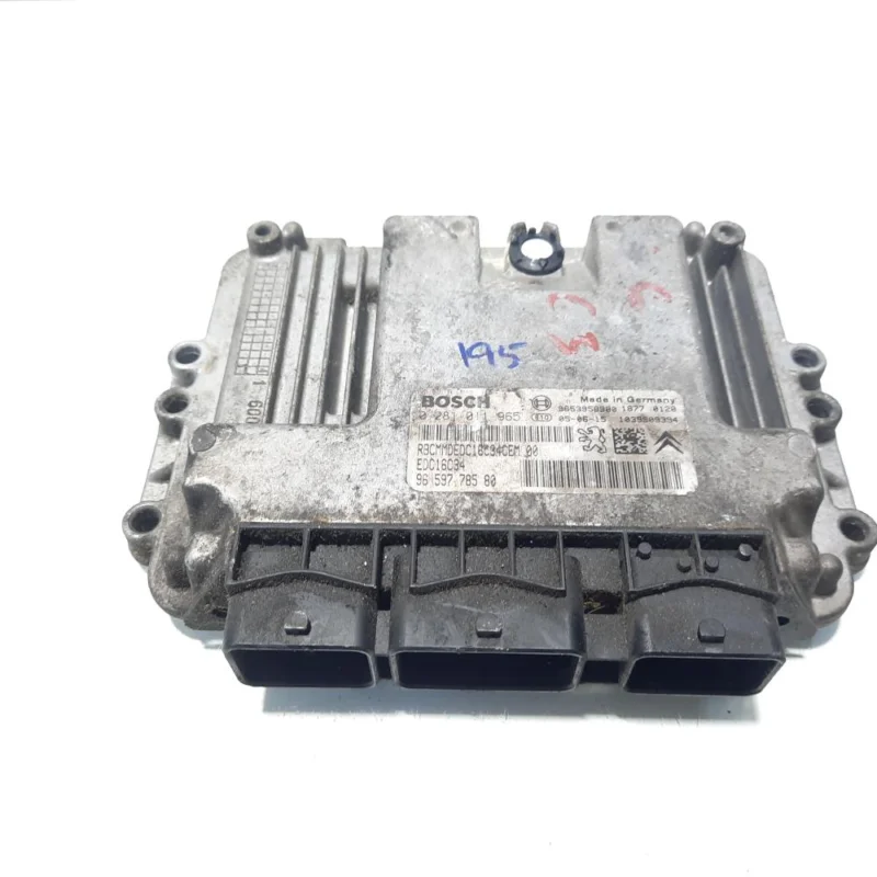 Ieftin Calculator motor ECU Bosch, cod 9653958980, 9659778580, 0281011965, Citroen C4 Grand Picasso, 1.6 HDI, 9HZ (idi:560749)