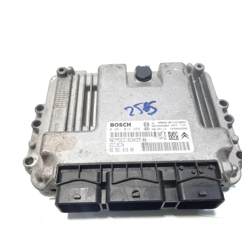 Calculator motor ECU, cod 9656161680, 0281012468, Peugeot 207 (WA), 1.6 HDI, 9HX (idi:560746) Vezi acum