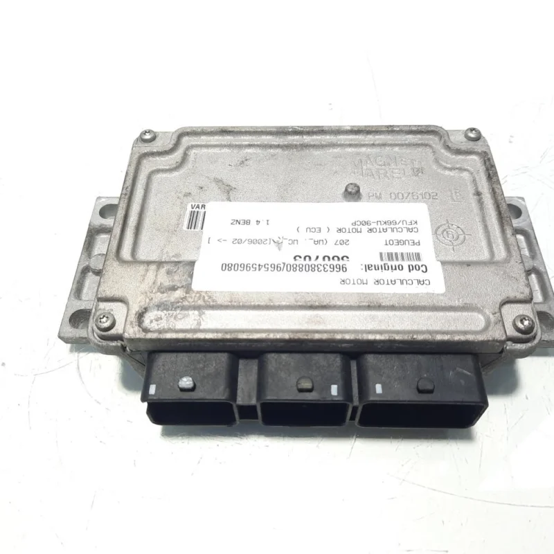 Cumpărături sigure Calculator motor ECU, cod 9663380880, 9654596080, Citroen C4 (I) sedan, 1.4 benz, KFU (idi:560703)