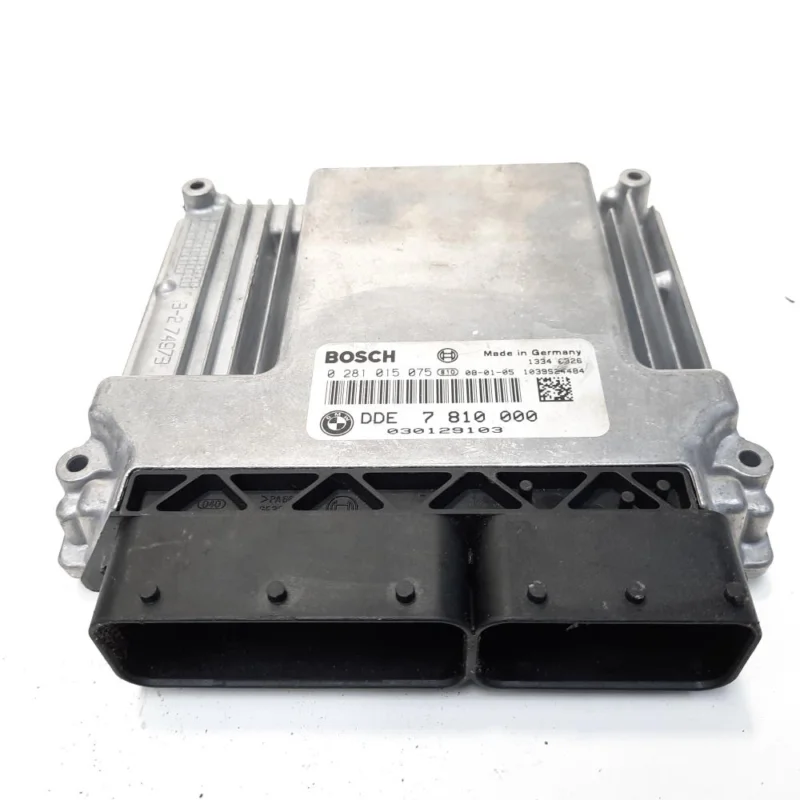 Calculator motor, cod 7810000, 0281015075, Bmw 5 Touring (E61), 2.0 diesel, N47D20A (idi:549750) Preț redus
