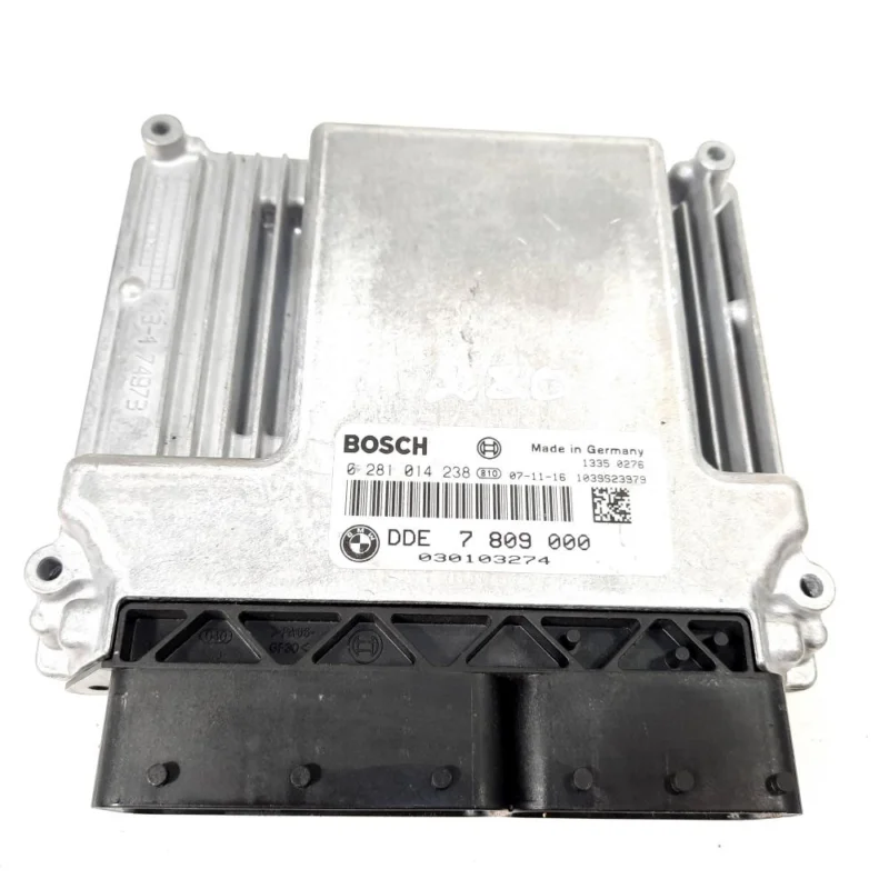 Calculator motor, cod 7809000, 0281014238, Bmw 5 Touring (E61), 2.0 diesel, N47D20A (idi:549916) Popular