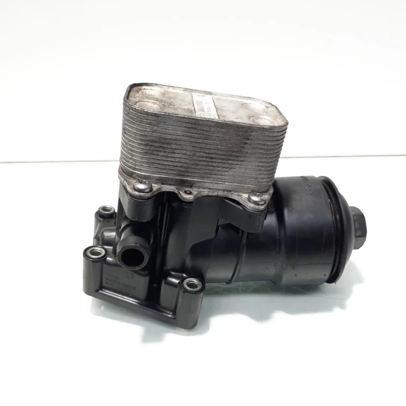 Carcasa filtru ulei cu racitor ulei, cod 03L115389C, 03L117021C, Skoda Octavia 2 Combi (1Z5), 1.6 TDI, CAY (id:554537) Ofertă exclusivă