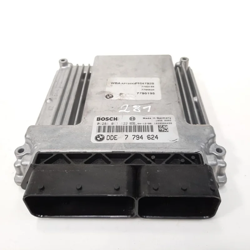 Calculator motor Bosch, cod 7794624, 0281011122, Bmw 5 (E60), 2.0 diesel, 204D4 (idi:549894) Cumpărături sigure
