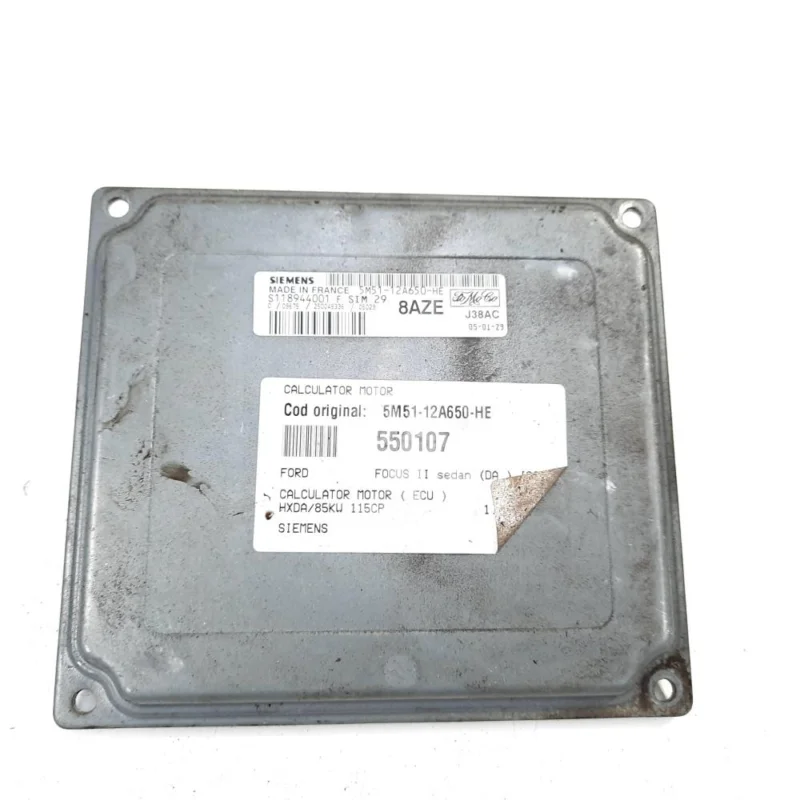 Cumpără online Calculator motor Siemens, cod 5M51-12A650-HE, Ford C-Max 1, 1.6 TI, HXDA (idi:550107)