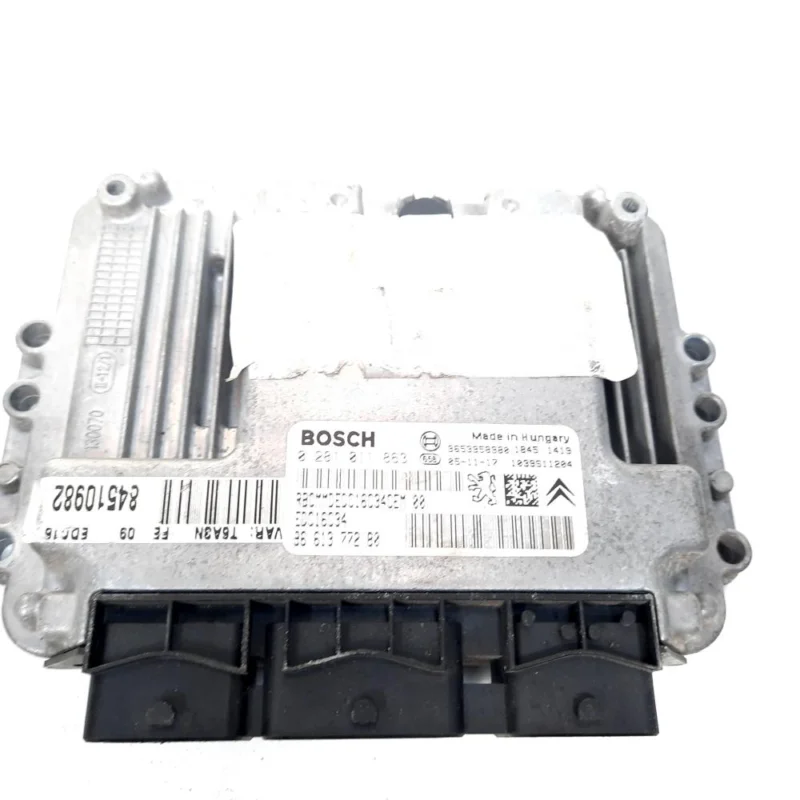 Calculator motor, cod 9661377280, 0281011863, Citroen C3 (II), 1.6 HDI, 9HX (idi:549727) Calitate înaltă