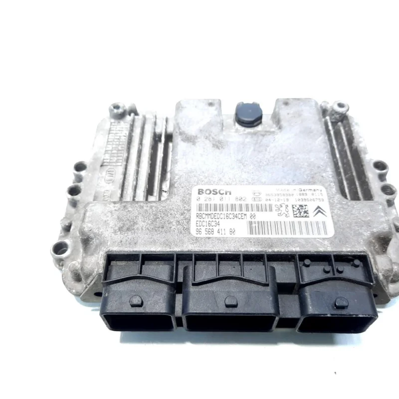 Calculator motor ECU, cod 9656841180, 0281011802, Peugeot Partner (II) Platforma, 1.6 HDI, 9HX (idi:549699) Discount