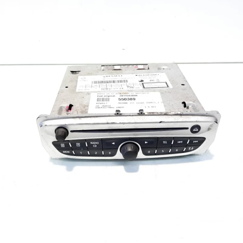 Radio CD cu bluetooth si navigatie, cod 281159389R, Renault Megane 3 Coupe (id:550389) Ofertă limitată