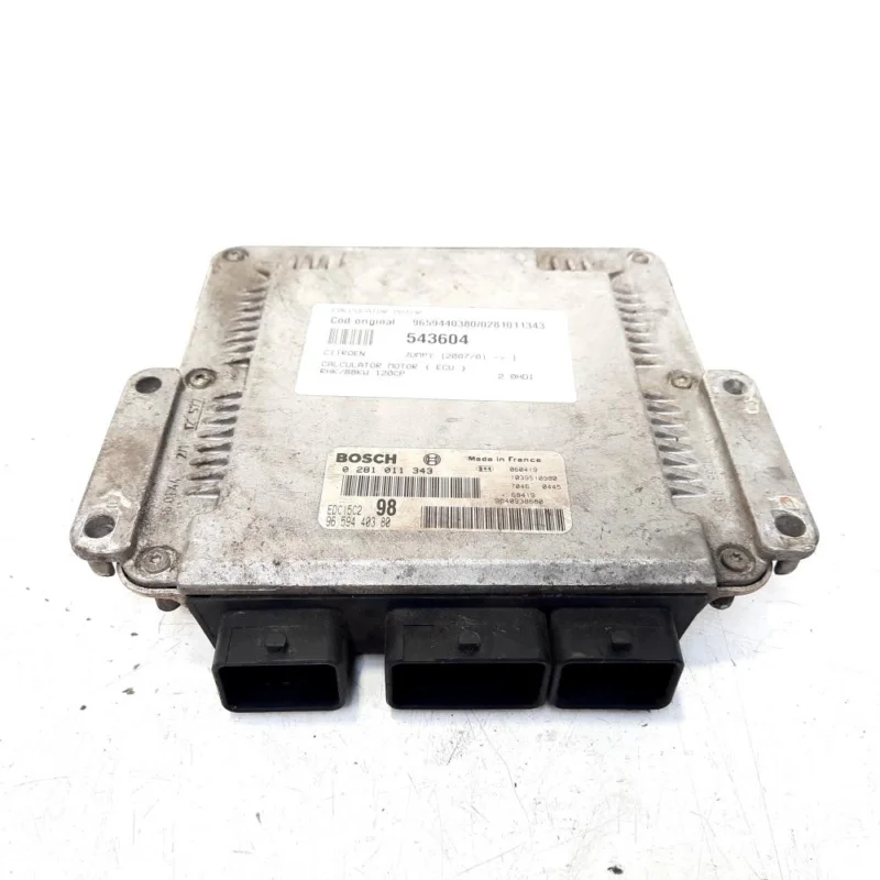 Calculator motor, cod 9659440380, 0281011343, Citroen Jumpy (II), 2.0 HDI, RHK (id:543604) Livrare rapidă