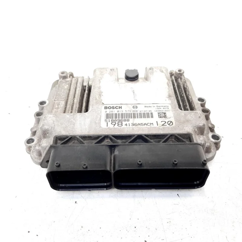 Calculator motor, cod 51809688, 0281013579, Fiat Bravo 2 (198), 1.9 JTD, 192A8000 (id:543625) Vezi acum