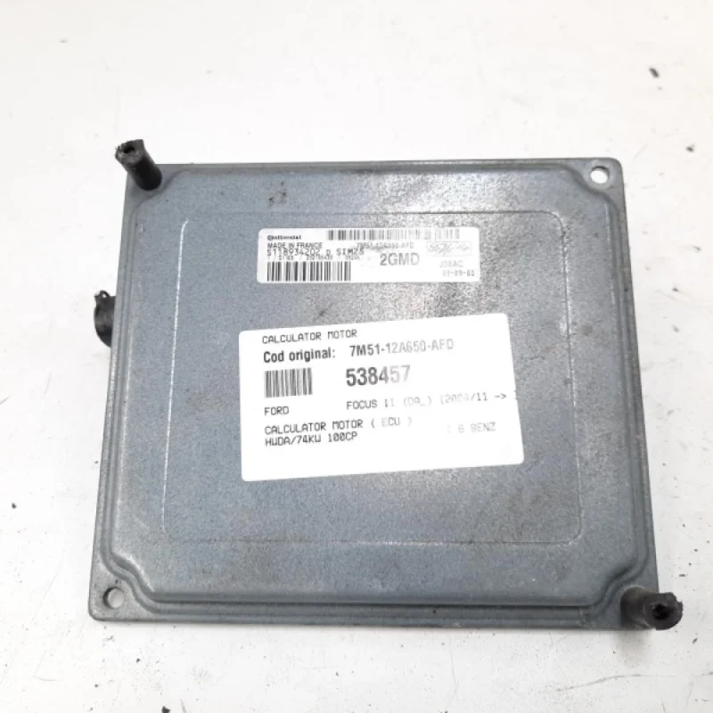 Calculator motor, cod 7M51-12A650-AFD, Ford C-Max 1, 1.6 benz, HWDA (idi:538457) Reducere de preț