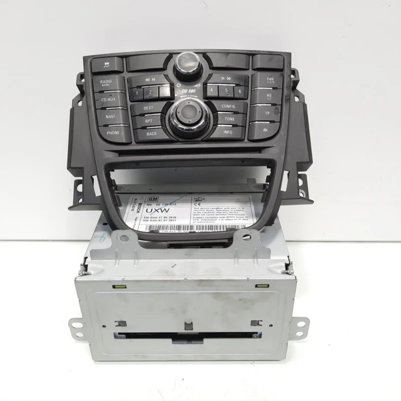 Radio CD cu navigatie si butoane comenzi, cod GM22739813, 13346052, Opel Astra J Combi (id:539416) Lichidare de stoc