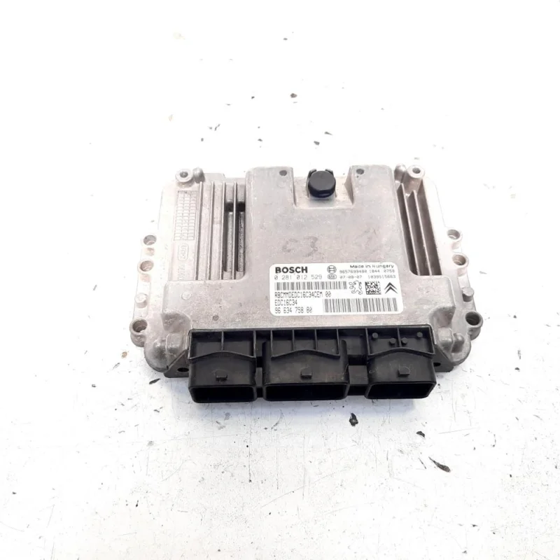 Ultima șansă Calculator motor Bosch, cod 9663475880, 0281012529, Peugeot 207 (WA) 1.4 HDI, 8HZ (id:535435)