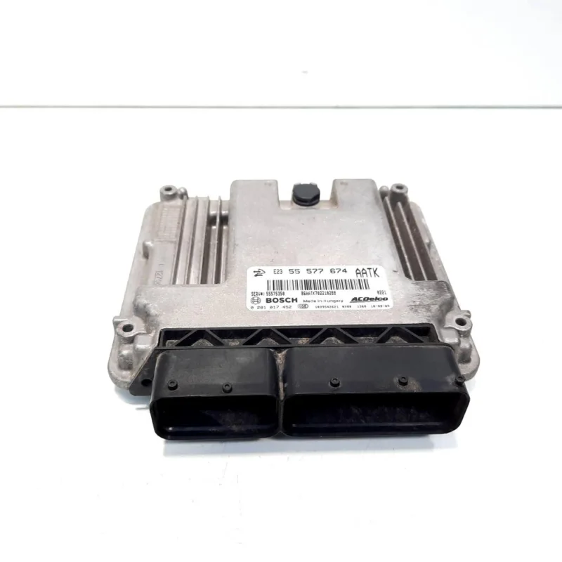 Calculator motor, cod 55577674, 0281017452, Opel Astra J Sedan, 2.0 CDTI, A20DTH (idi:532444) Livrare gratuită