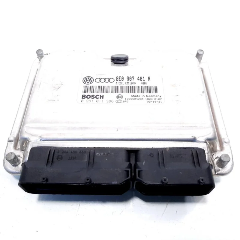Transport gratuit Calculator motor, cod 8E0907401N, 0281011386, Audi A8 (4D2, 4D8), 2.5 TDI, AKE (idi:526882)