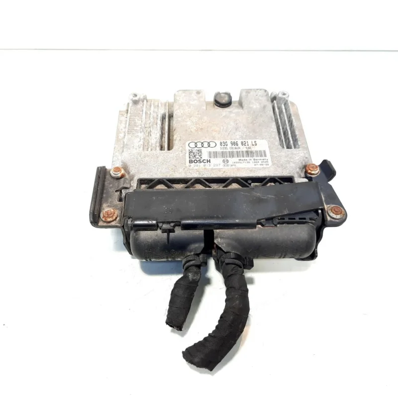 Calculator motor, cod 03G906021LS, 0281013297, Skoda Octavia 2 Combi (1Z5), 1.9 TDI, BXE (idi:523431) Noutate