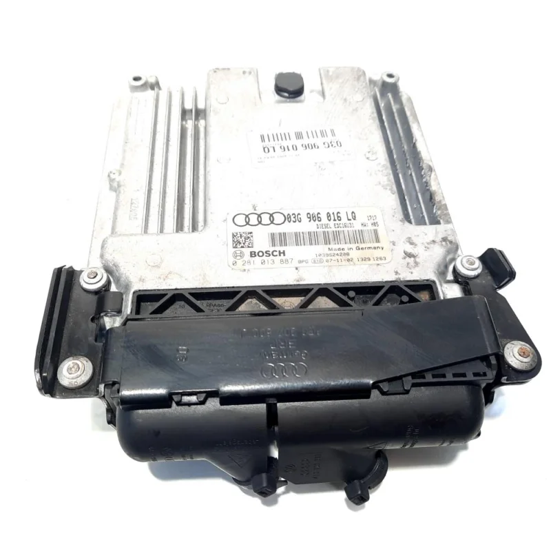Calculator motor, cod 03G906016LQ, 0281013887, Audi A4 Avant (8ED, B7) 2.0 tdi, BPW (id:522308) Lichidare de stoc