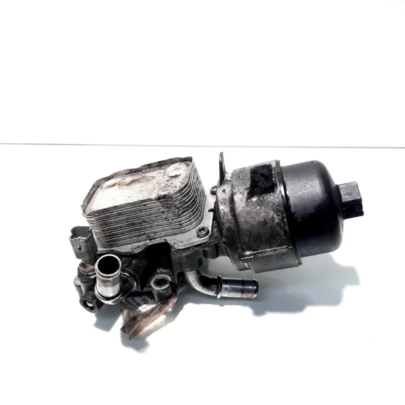 Carcasa filtru ulei cu racitor ulei, cod 9656830180, Citroen C5 (II) Break, 2.0 HDI, RHE (idi:517069) Calitate înaltă