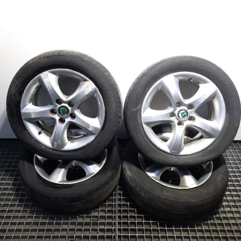 Set jante aliaj R15, cod 5J0601025A, Skoda Rapid Spaceback (NH1) (idi:501605) Promoție