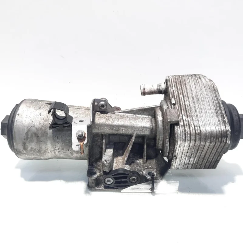 Carcasa filtru ulei cu racitor ulei, cod 045115389G, Seat Leon (1P1), 1.9 TDI, BKC (idi:507797) Noutate