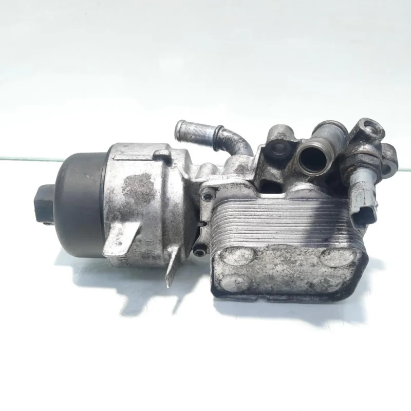 Carcasa filtru ulei cu racitor ulei, cod 9656830180, Peugeot, 2.0 HDI, RHK (idi:498615) Reducere specială