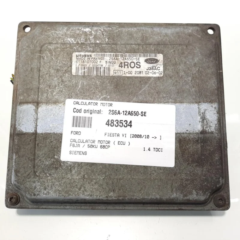 Calculator motor Siemens, cod 2S6A-12A650-SE, Ford, 1.4 benz, FXJA (idi:483534) Ofertă de sezon