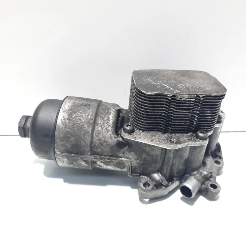 Preferatul clienților Carcasa filtru ulei cu racitor ulei, cod 9656970080, Citroen, 1.6 HDI, 9HZ (idi:504806)