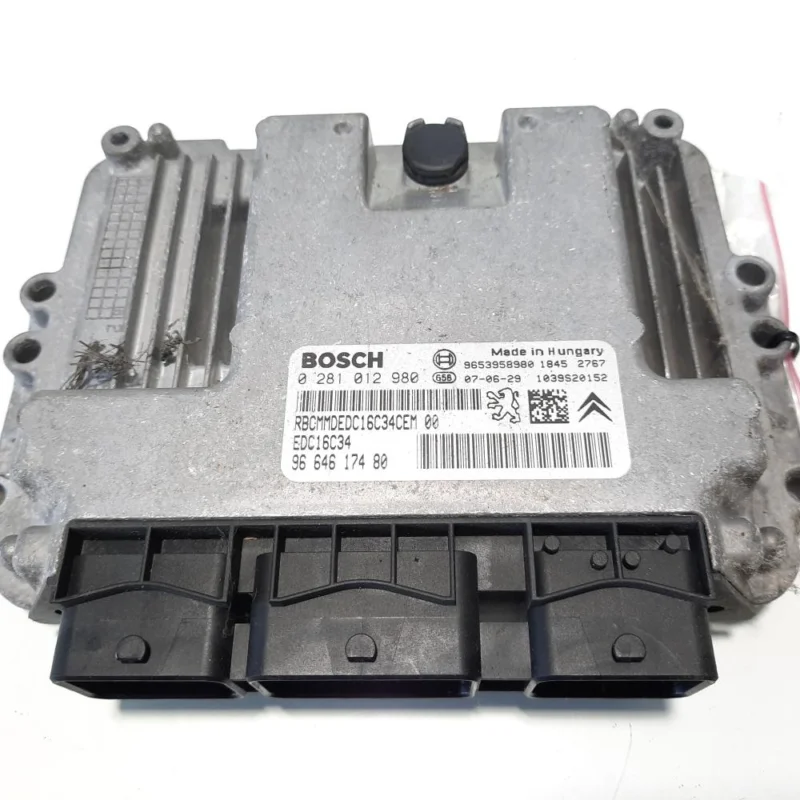 Calculator motor, cod 9664617480, 0281012980, Peugeot , 1.6 HDI, 9HZ (idi:483561) Preț promoțional