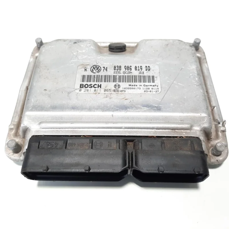 Calculator motor Bosch, cod 038906019DD, 0281011065, VW, 1.9 TDI, ATD (idi:483114) Reducere extra