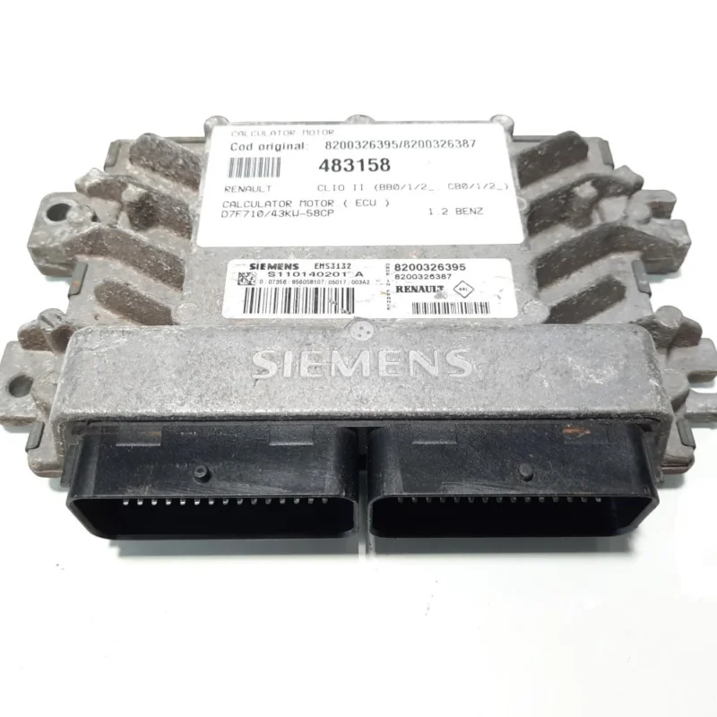 Plată sigură Calculator motor, cod 8200326395, 8200326387, Renault, 1.2 benz, D7F710 (idi:483158)