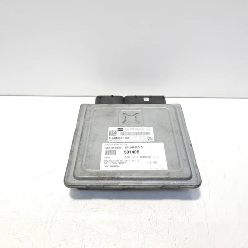 Calculator motor Continental, cod 03L906023LG, Seat, 1.6 TDI, CAY (idi:501405) Cumpără acum