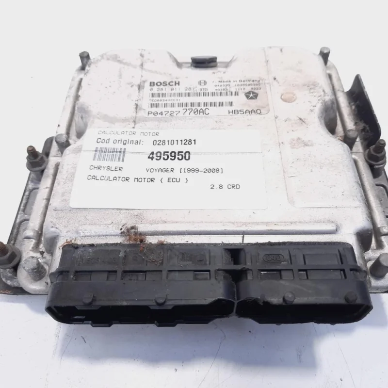 Calculator motor, cod 0281011281, Chrysler Voyager IV (RG, RS) 2.8 CRD (id:495950) Preferatul clienților