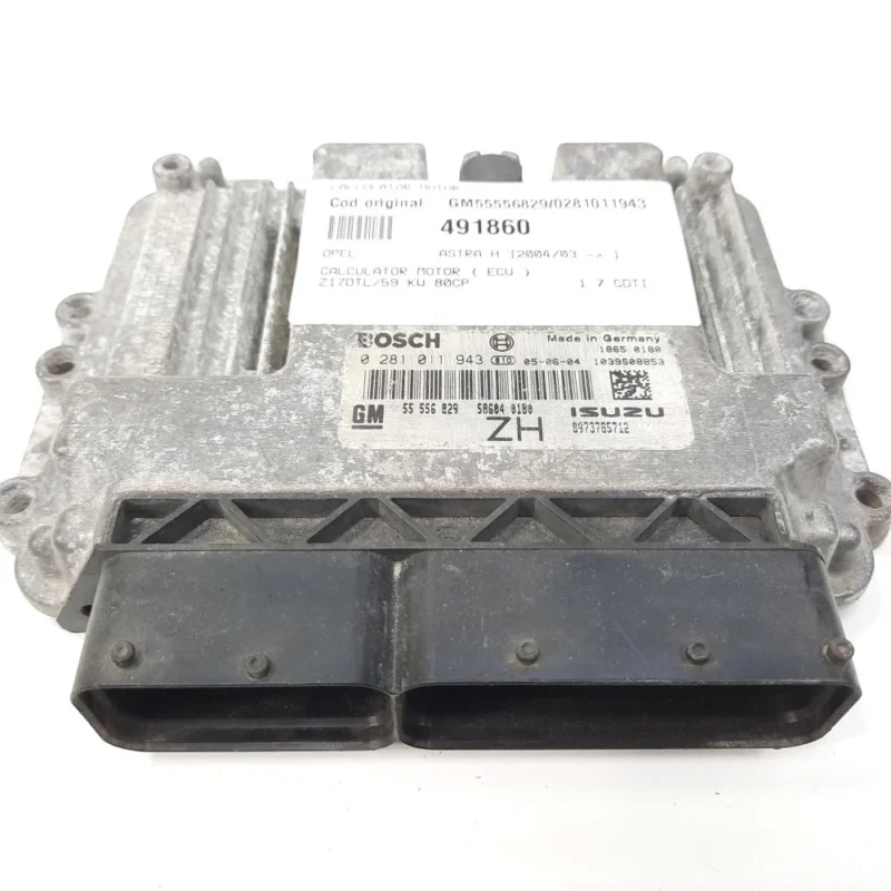 Ultima șansă Calculator motor, cod GM55556829, 0281011943, Opel Astra H Sedan, 1.7 CDTI, Z17DTL (idi:491860)