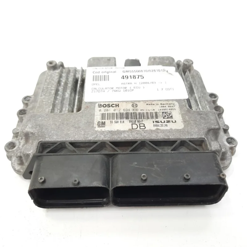 Vezi acum Calculator motor Bosch, cod GM55560810, 0281012694, Opel Corsa C (F08, F68), 1.7 CDTI, Z17DTH (idi:491875)