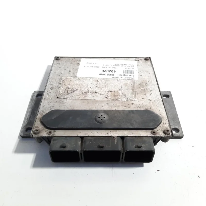 Calculator motor, cod 9645214980, Peugeot 607, 2.0 benz, RFN (idi:492026) Lichidare de stoc