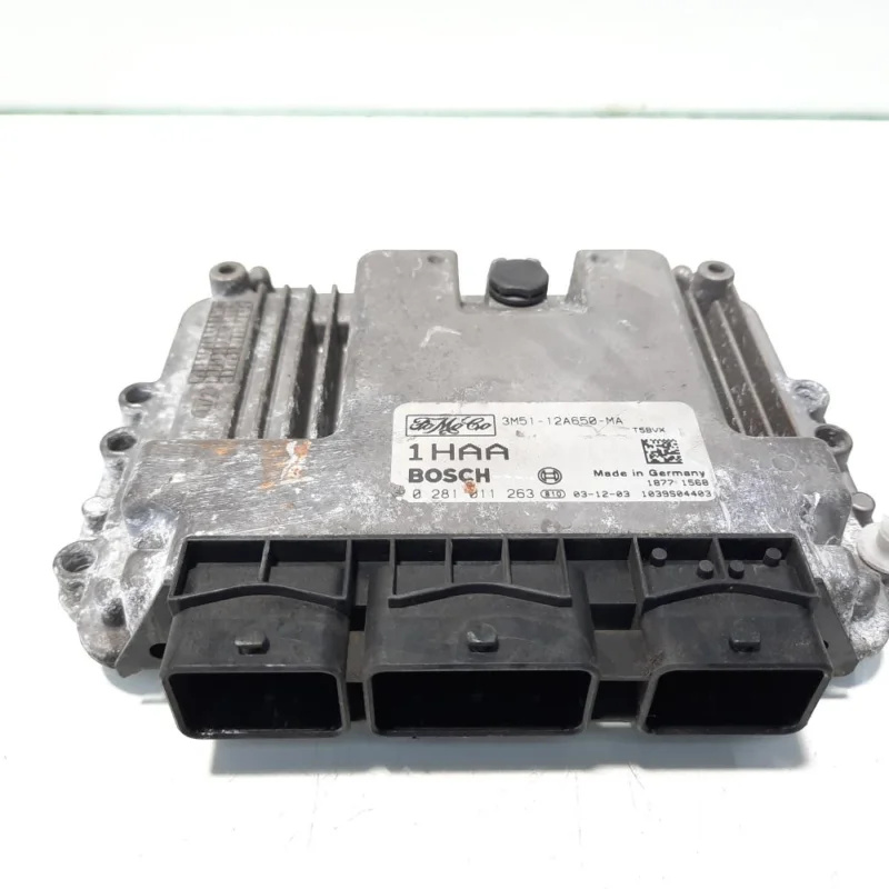 Calculator motor, cod 3M51-12A650-MA, Ford Focus 2 Cabriolet, 1.6 TDCI, G8DA (idi:491964) Nu rata