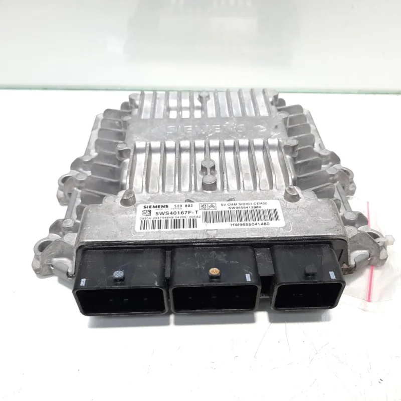 Calculator motor, cod 9656412980, Peugeot 307 CC (3B), 2.0 HDI, RHR (idi:491604) Cumpărături sigure