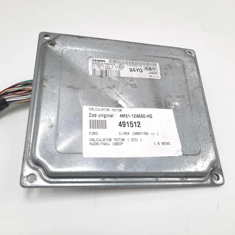 Calculator motor, cod 4M51-12A650-HG, Ford Focus 2 Cabriolet, 1.6 benz, HWDA (idi:491512) Popular