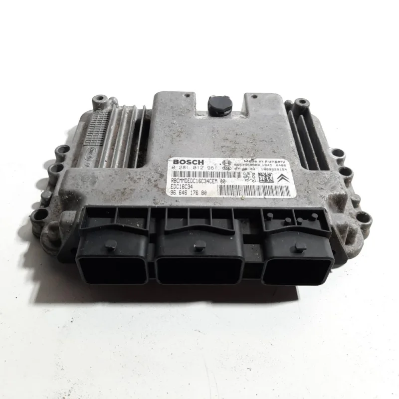 Retur ușor Calculator motor, cod 9664617680, 0281012981, Citroen C5 (II), 1.6 HDI, 9HZ (idi:491623)