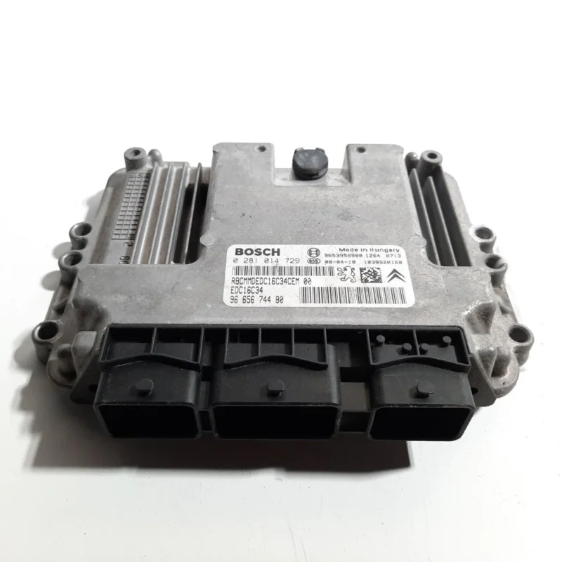 Calculator motor Bosch, cod 9665674480, 0281014729, Citroen C2 (JM), 1.6 HDI, 9HZ (idi:491485) Cumpărături sigure