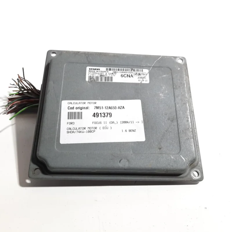 Preț redus Calculator motor, cod 7M51-12A650-AZA, Ford Focus 2 (DA) 1.6 benz, SHDA (id:491379)