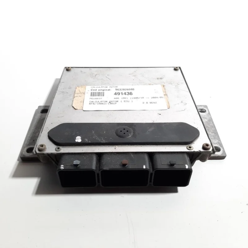 Calculator motor, cod 9637826080, Peugeot 406, 2.0 benz, RFN (id:491436) Retur ușor